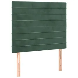 zaglowki-do-lozka-2-szt-ciemnozielone-90x5x78-88cm-aksamit