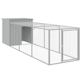 kurnik-z-wybiegiem-jasnoszary-110x405x110-cm-stal