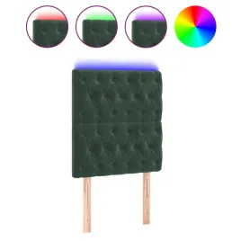 zaglowek-do-lozka-z-led-ciemnozielony-80x7x118-128-cm