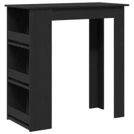 stolik-barowy-z-polkami-czarny-dab-102x50x1035-cm