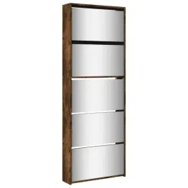 szafka-na-buty-z-lustrem-przydymiony-dab-63x17x1695-cm