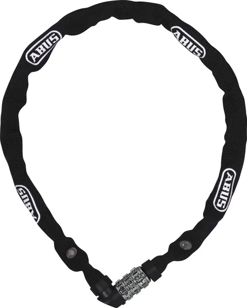 Zapięcie Łańcuch Abus Web 1200 110 cm Na Szyfr Czarne 4 mm