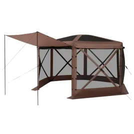 namiot-imprezowy-pawilon-brazowy-36-x-36-m-mocna-6-scian-dach-8-10-osob