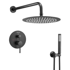zestaw-prysznicowy-deszczowy-20-cm-okragly-z-bateria-scienny-czarny-matowy