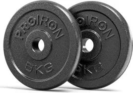 proiron-talerze-obciazeniowe-zeliwne-2x5-kg-25-mm-zestaw-10-kg