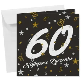 kartka-okolicznosciowa-60-urodziny-glamour-birthday-czarny-15x15-cm