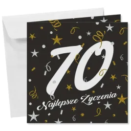 kartka-okolicznosciowa-70-urodziny-glamour-birthday-czarny-15x15-cm