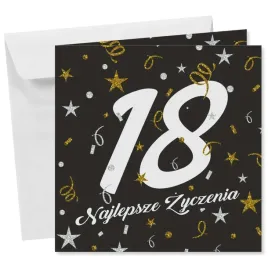 kartka-okolicznosciowa-18-urodziny-glamour-birthday-czarny-15x15-cm
