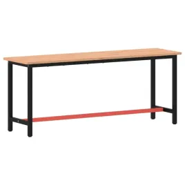 stol-roboczy-200x55x815-cm-lite-drewno-bukowe-i-metal