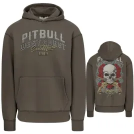pitbull-west-coast-meska-bluza-z-kapturem-santa-muerte-ciemno-oliwkowa-xl