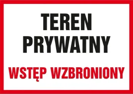 znak-tdc-teren-prywatny-wstep-wzbroniony
