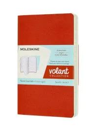 zestaw-2-zeszytow-volant-p-9x14cm-w-linie-80-stron-coral-orange-aquamarine