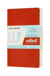 zestaw-2-zeszytow-volant-p-9x14cm-gladki-80-stron-coral-orange-aquamarine