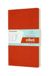 zestaw-2-zeszytow-volant-l-13x21cm-gladki-96-stron-coral-orange-aquamarine