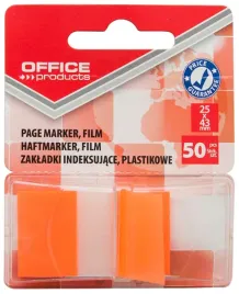 zakladki-pp-1x50-pomaranczowe-samoprzylepne