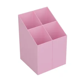 przybornik-na-biurko-ico-kwadratowy-plastikowy-4-komory-pastelowy-rozowy