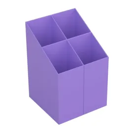 przybornik-na-biurko-ico-kwadratowy-plastikowy-4-komory-fioletowy