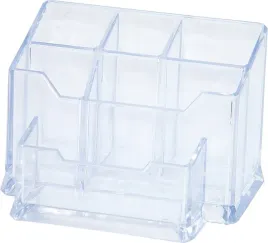 przybornik-na-biurko-przezroczysty-organizer