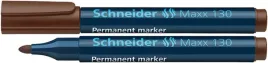marker-permanentny-maxx-130-okragly-brazowy-10szt