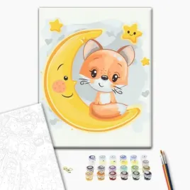 malowanie-po-numerach-brushme-30x40-cm-kids-lis-na-ksiezycu-1szt