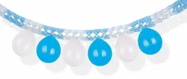 girlanda-balonowa-party-go-3m-niebiesko-biala-12szt