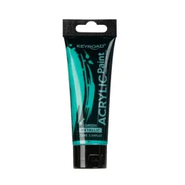 farba-akrylowa-keyroad-metaliczna-75ml-tubka-zielona