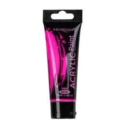 farba-akrylowa-keyroad-neonowa-75ml-tubka-rozowa