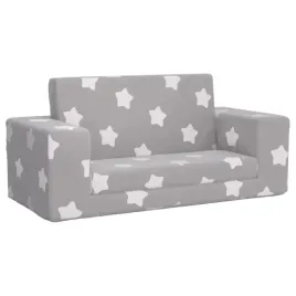 2-os-sofa-dla-dzieci-rozkladana-szara-w-gwiazdki-plusz
