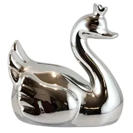 skarbonka-ceramiczna-labedz-srebrny-z-korona-16-cm