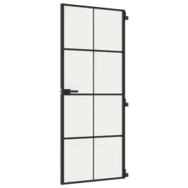 drzwi-wewnetrzne-czarne-83x2015-cm-szklo-i-aluminium