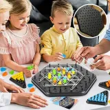 triggle-board-game-chain-triangle-chess-game-desktop-interactive-game-3d-stan-nowy-okladka-inna