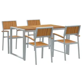 zestaw-do-jadalni-w-ogrodzie-5-pcs-szaro-brazowy