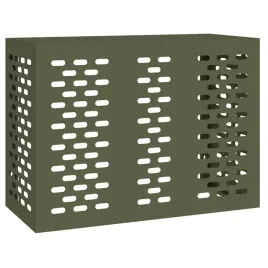 pokrywa-do-klimatyzatora-oliwkowy-110-x-50-x-80-cm-stal