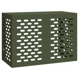 pokrywa-do-klimatyzatora-oliwkowy-100-x-50-x-70-cm-stal