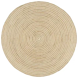 dywanik-recznie-wykonany-z-juty-spiralny-wzor-bialy-120-cm