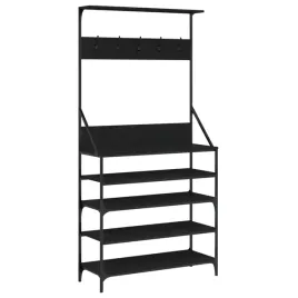 wieszak-na-ubrania-z-miejscem-na-buty-czarny-90x34x184-cm