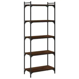 5-poziomowy-regal-na-ksiazki-brazowy-dab-60x30x154-cm