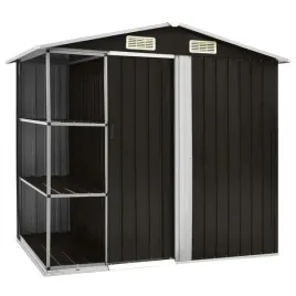 szopa-ogrodowa-z-regalem-brazowa-205x130x183-cm-zelazna