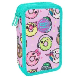 coolpack-piornik-szkolny-dwukomorowy-wyposazenie-dla-dziewczynki-donuts