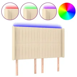 zaglowek-do-lozka-z-led-kremowy-147x16x118-128-cm-tkanina