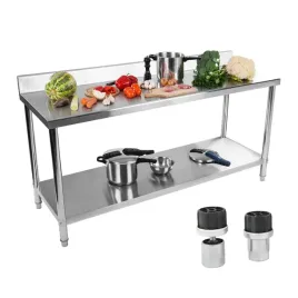 stol-blat-roboczy-gastronomiczny-przyscienny-z-rantem-i-polka-180x60cm
