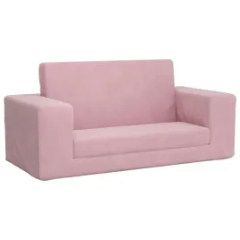 2-os-sofa-dla-dzieci-rozkladana-rozowa-miekki-plusz