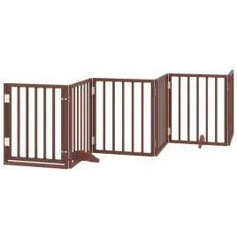 skladana-bramka-dla-psa-z-drzwiami-6-paneli-braz-300-cm