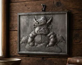sultan-kosmitow-plaskorzezba-scienna-3d-wykonczenie-metaliczne-xxl