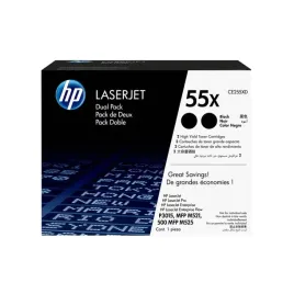 hp-55x-zestaw-2-oryginalnych-wkladow-z-czarnym-tonerem-laserjet-xl