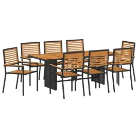 zestaw-do-jadalni-w-ogrodzie-9-pcs-czarny-i-brazowy