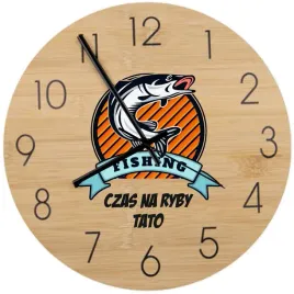 bambusowy-zegar-scienny-nadruk-uv-personalizowany-prezent-dla-taty-wedkarza