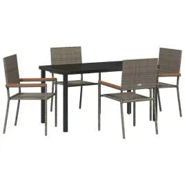 zestaw-do-jadalni-w-ogrodzie-5-pcs-szary-polirattan