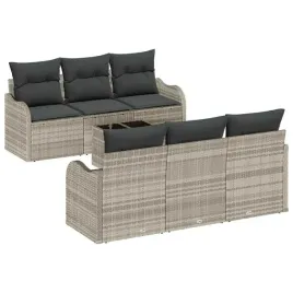 zestaw-sof-na-ogrod-z-poduszka-7-pcs-jasnoszary-i-ciemnoszary