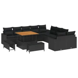 zestaw-sof-na-ogrod-13-pcs-czarny-polirattan